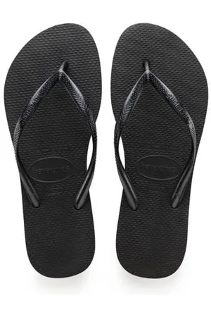 Slippers en Flipflops in de kleur zwart voor dames KLEDING