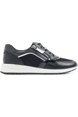 Medicus Comfort leren sneakers donkerblauw