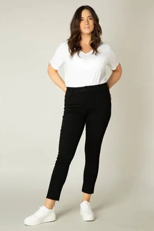 Base Level Cropped high waist skinny jeans Anna