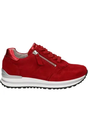 Gabor Suède sneakers rood