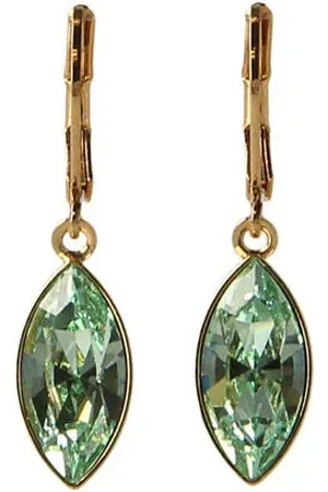 Otazu Gold plated oorbellen met Swarovski kristallen Blossom