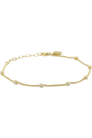 KARMA Jewelry Gold plated armband Sparkling Square