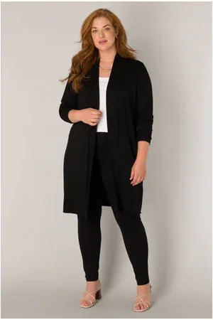 Base Level Fijngebreid vest Ayla Long