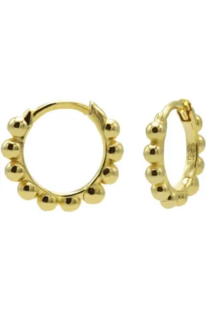 KARMA Jewelry Gold plated oorbellen Plain Dots