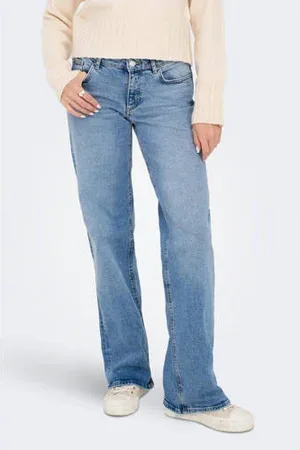 ONLY Low waist wide leg jeans ONLJUICY