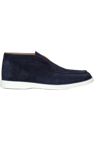 Nelson Suède loafers donkerblauw