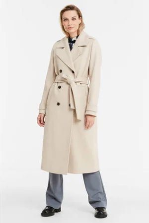 Modstrom Trenchcoat jas Shaymd met wol