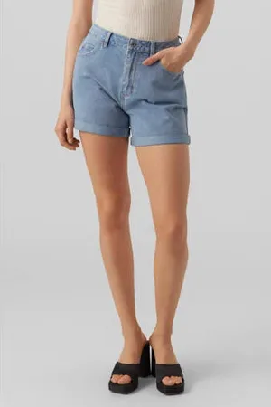 VERO MODA High waist loose fit denim short VMZURI