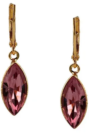 Otazu Gold plated oorbellen met Swarovski kristallen Blossom