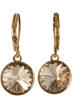 Otazu Gold plated oorbellen met Swarovski kristallen Blossom