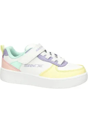 Skechers Sneakers wit/pastel