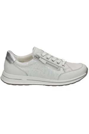 ARA Osaka 2.0 leren sneakers /zilver