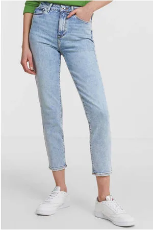 ONLY Cropped high waist straight leg jeans ONLEMILY regular