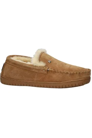 Warmbat Australia Grizzly suède pantoffels