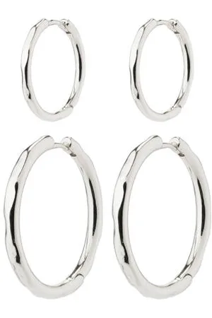 Pilgrim Silver plated oorbellen Eve
