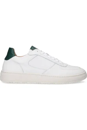 Manfield Leren sneakers /blauw