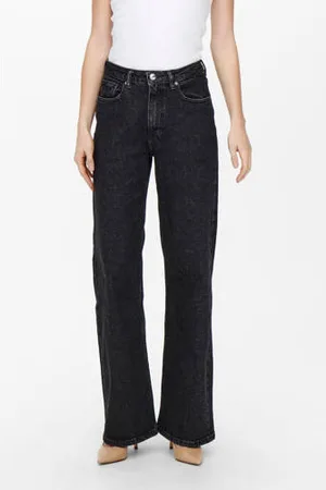 ONLY High waist wide leg jeans ONLJUICY