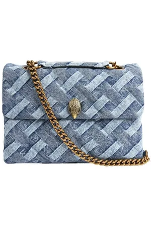 Kurt Geiger Denim crossbody tas Kensington Large