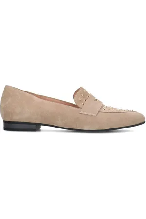 Manfield Suède loafers met studs
