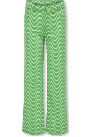 ONLY KIDS GIRL wide leg broek KOGAGNETE met all over print
