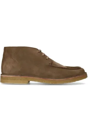 Manfield Suède veterschoenen