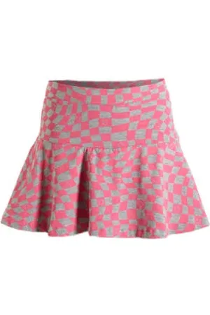 Orange stars Skort Pia met all over print