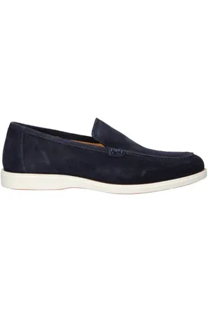 Nelson Suède loafers donkerblauw