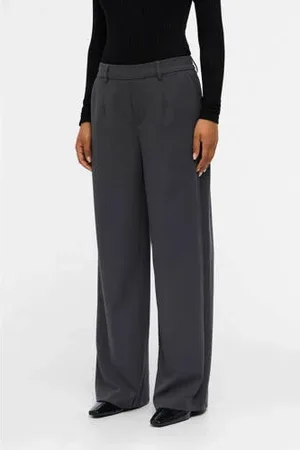 Object Wide leg pantalon OBJLISA van polyester
