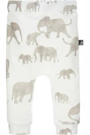 Babystyling Baby regular fit broek met all over print