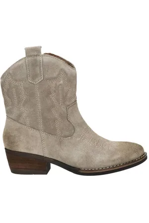 Nelson Suède cowboylaarzen beige