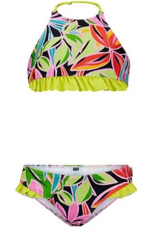 Retour Crop bikini Bettina met ruches