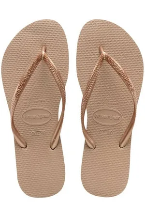 Havaianas Slim teenslippers roségoud