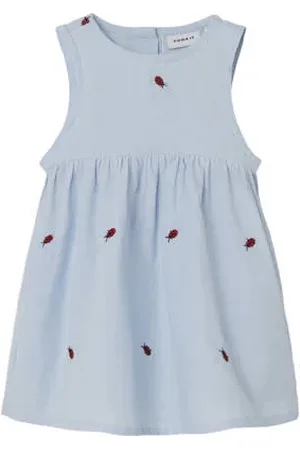 NAME IT BABY baby jurk NBFFERILLA met all over print