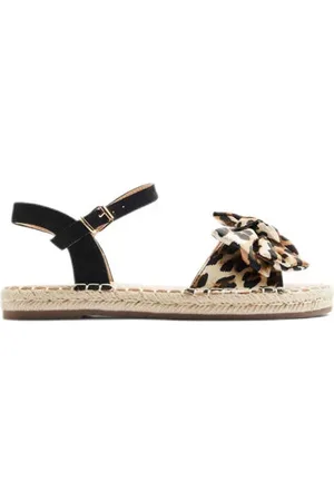 Graceland Sandalen met panterprint