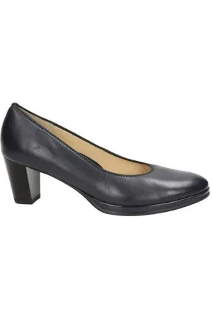 ARA Leren pumps donkerblauw