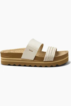 Reef Cushion Vista Hi Vintage slippers off white