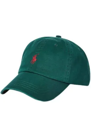 Ralph Lauren Pet met logo donkergroen