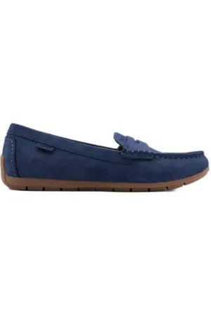 ESPRIT Mocassins donkerblauw