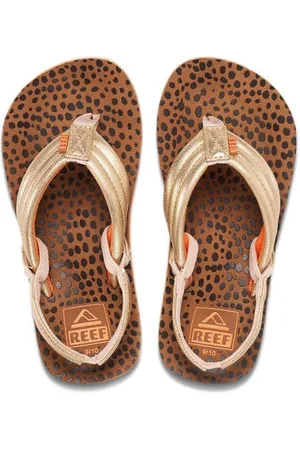 Reef Kids Ahi Wild teenslippers met hielbandje