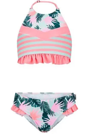 Retour Crop bikini Prisca met ruches