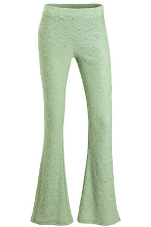 RUBY Kanten flare broek