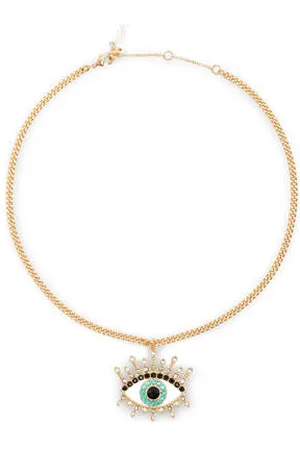 Kurt Geiger Ketting Evil Eye Pendant met strass