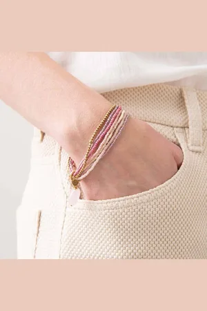 A Beautiful Story Armband Nirmala Rozenkwarts