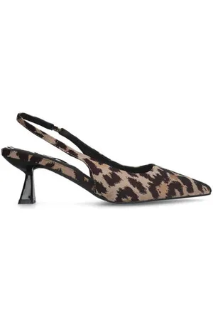 Sacha Slingback pumps met panterprint