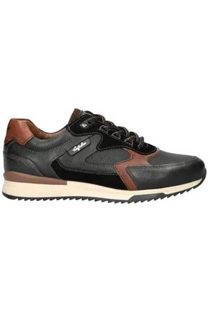 Australian Bakersville leren sneakers zwart