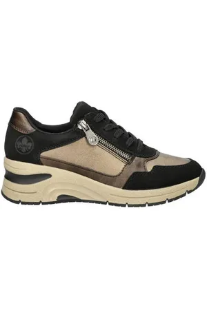 Rieker Sneakers zwart/beige