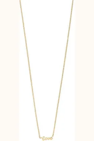 Pilgrim Gold plated ketting Love