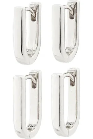 Pilgrim Silver plated oorbellen Stay
