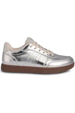 Woden Bjork leren sneakers