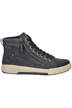 Rieker Nubuck sneakers donkerblauw